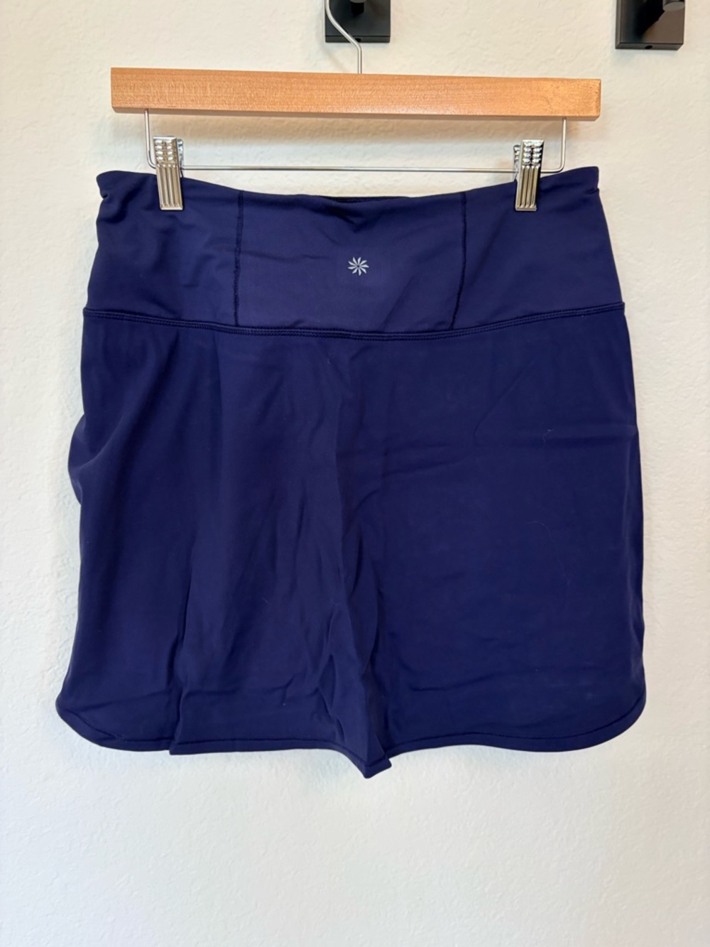 Athleta Navy Performance Skort with Zip Pockets - Picture 2 of 3